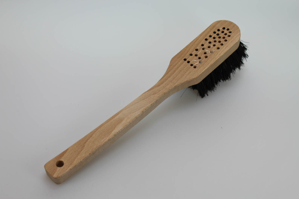 Stielbürste / Arenga dunkel natur, Holzkörper